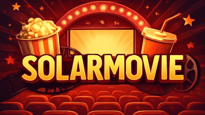 SolarMovie homepage banner promoting free HD and 4K movie streaming online without sign-up